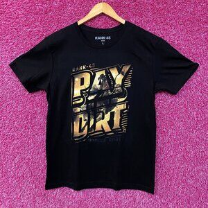 Rank-45 Pay Dirt Rodeo Graphic Design T-Shirt Large.